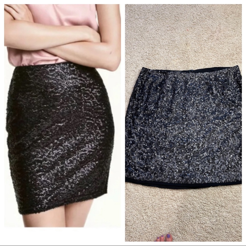 Talbots sequin skirt